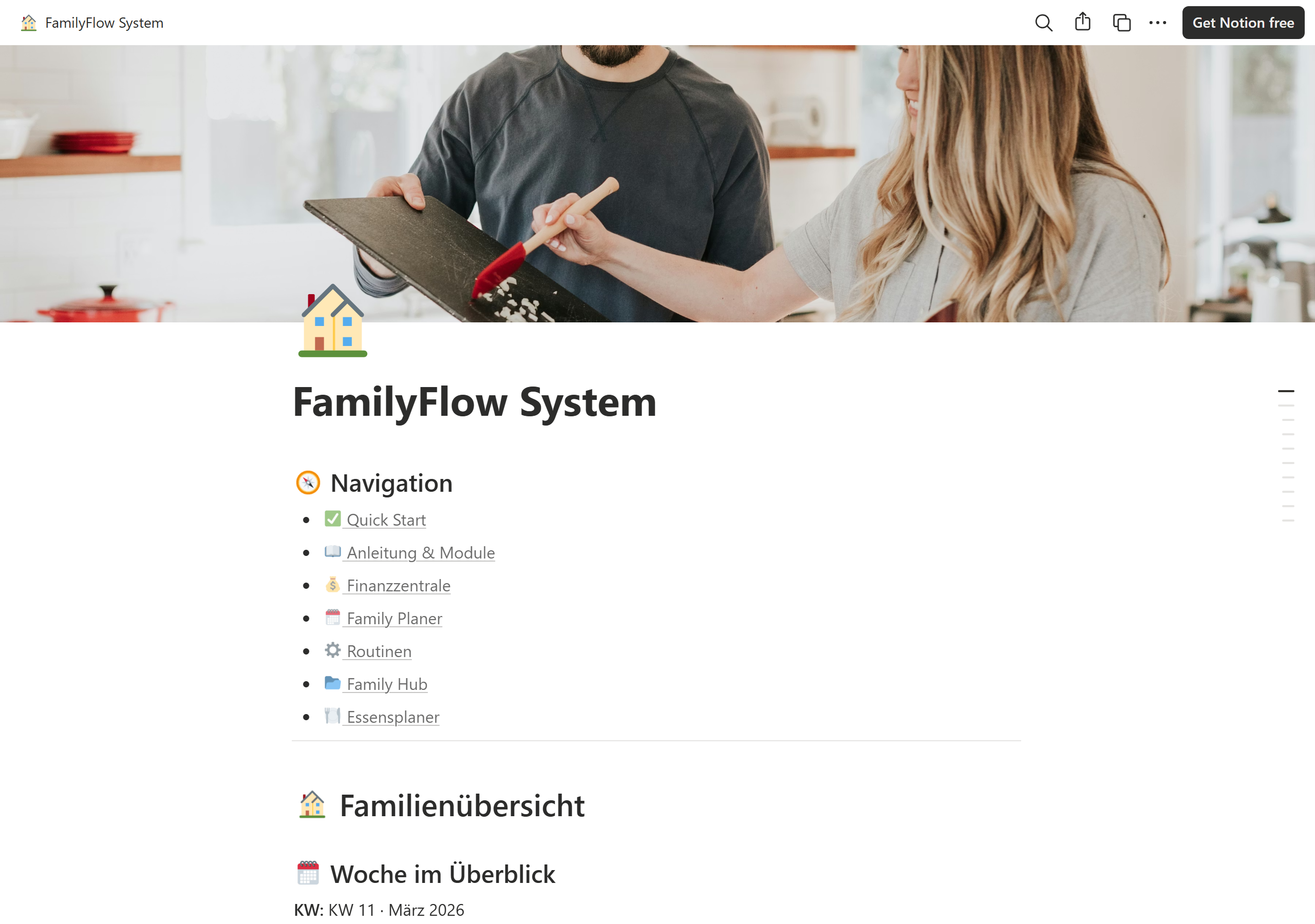 FamilyFlow Dashboard Screenshot